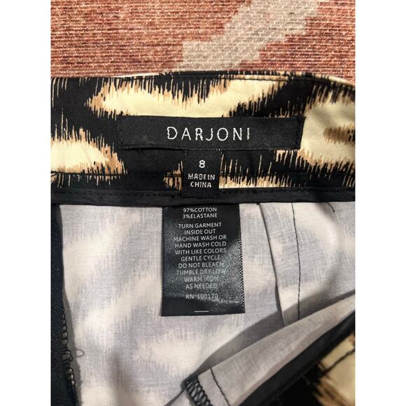 Darjoni Animal Print Cotton Mini Skirt Skirt 8 - Picture 6 of 6